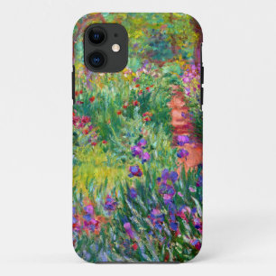 Coque iPhone 11 Claude Monet : Le jardin d'Iris à Giverny