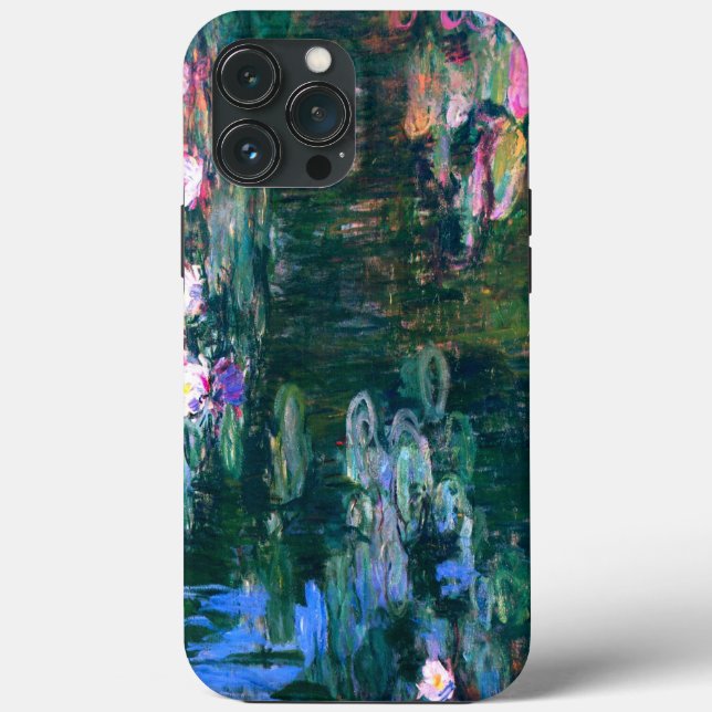 Coques Case-Mate iPhone Claude Monet - Lys d'eau (1917) (Verso)