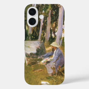 Coques iPhone 16 Claude Monet peignant, Bordure d'un bois par Sarge