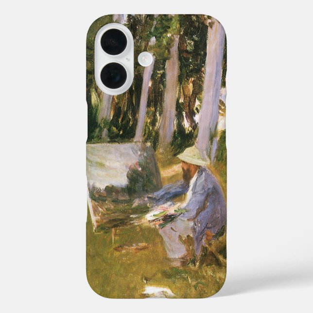 Coques Case-Mate iPhone Claude Monet peignant, Bordure d'un bois par Sarge (Verso)