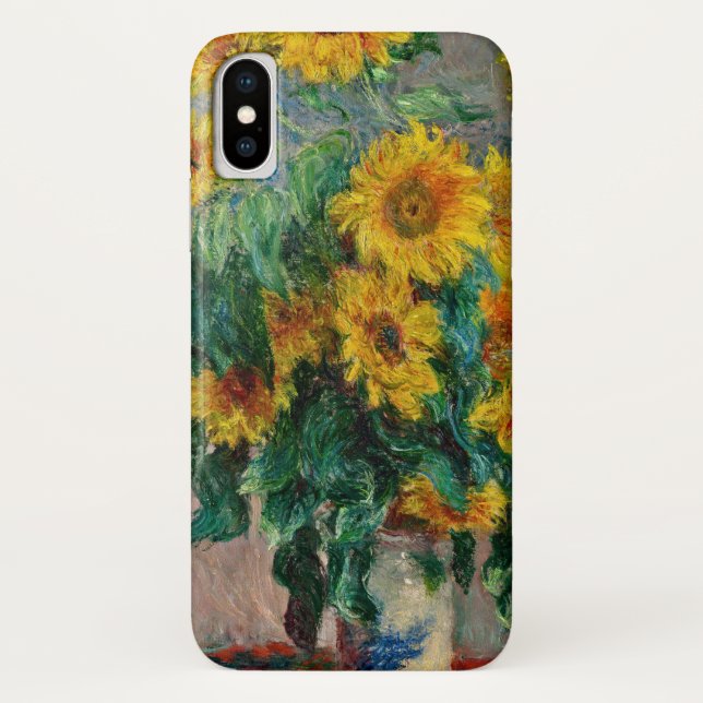 Coques Case-Mate iPhone Claude Monet - Tournesols (Dos)