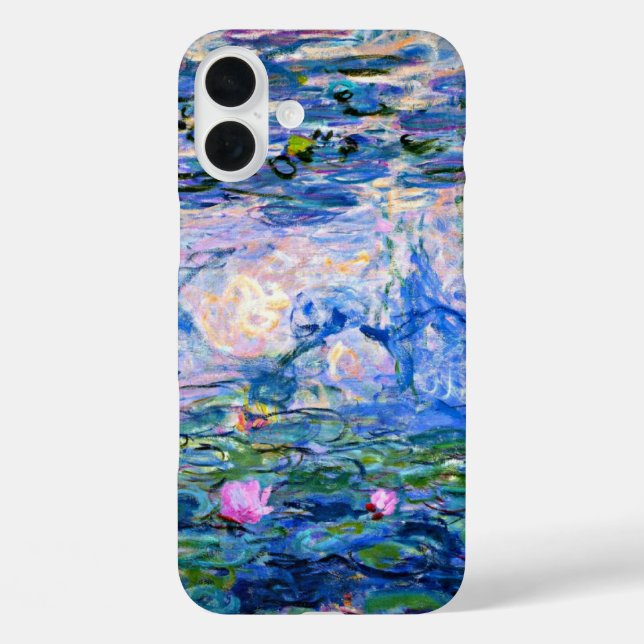Coques Case-Mate iPhone Claude Monet - Water Lilies 1919, art (Verso)