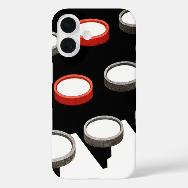 Coques Case-Mate iPhone Clavier de machine à écrire ancienne de style rétr (Verso)