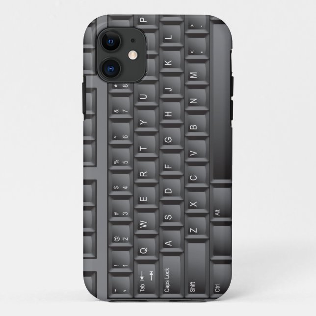 Coques Case-Mate iPhone Clavier noir (Dos)
