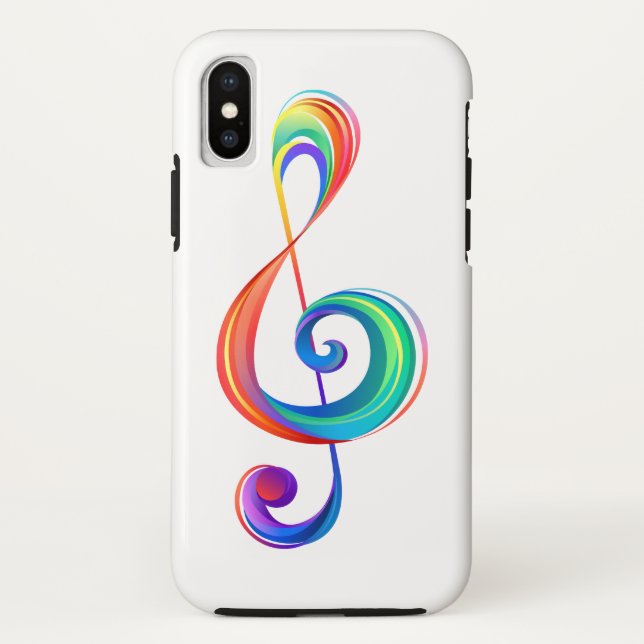Coques Case-Mate iPhone Clé arc-en-ciel (Dos)