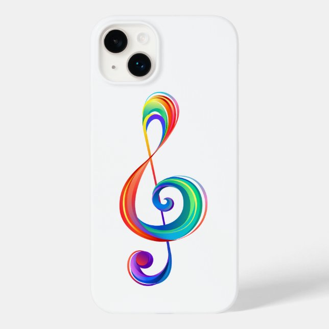 Coques Case-Mate iPhone Clé arc-en-ciel (Verso)