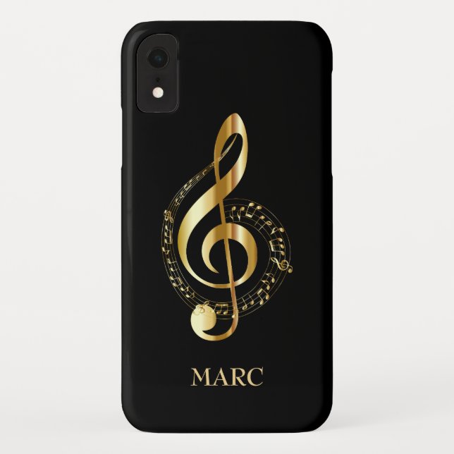 Coques Case-Mate iPhone Clé argent monogramme (Dos)