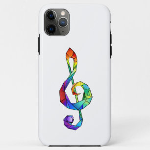 Case-Mate iPhone Case Clé de musique arc-en-ciel