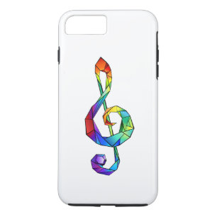 Case-Mate iPhone Case Clé de musique arc-en-ciel