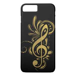 Coque Case-Mate iPhone Clef triple avec l'ornement décoratif d'or