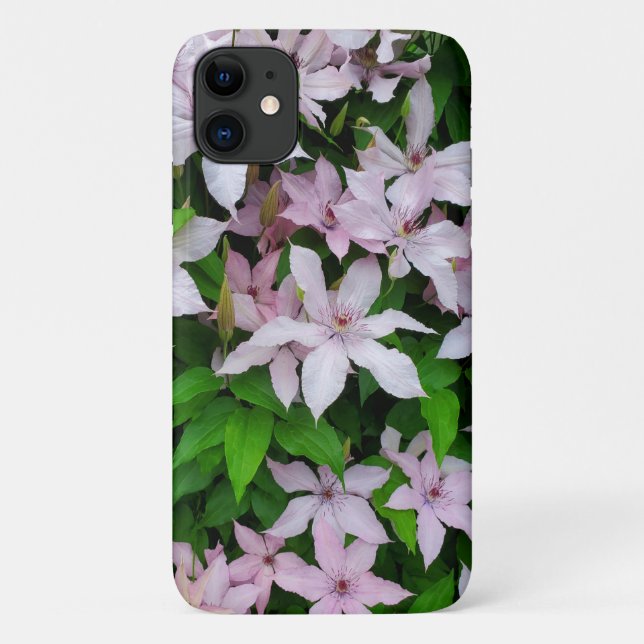 Coques Case-Mate iPhone Clématite Fleurie Rose Jolie (Dos)