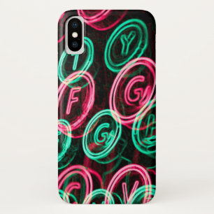 Case-Mate iPhone Case Clés de machine à écrire en néon fermer