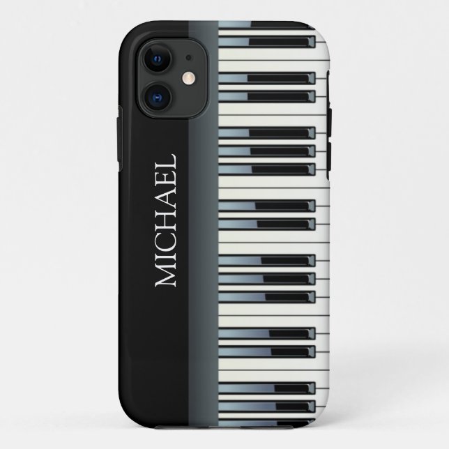 Coques Case-Mate iPhone Clés personnalisées de piano (Dos)