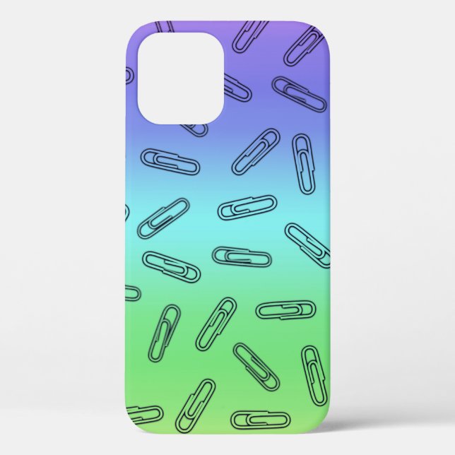 Coques Case-Mate iPhone Clips papier sur arc-en-ciel (Verso)