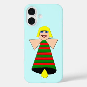 Coque Pour iPhone 16 Cloche d'ange de Noël
