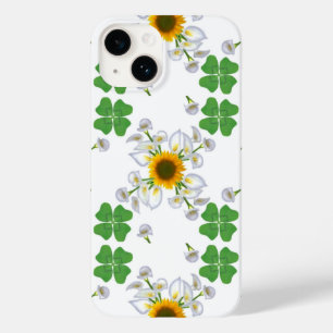 Coque Case-Mate iPhone Clocher de chance avec tournesol et Calla Lily
