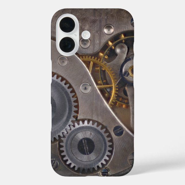 Coques Case-Mate iPhone Clockwork Steampunk Rousty Gears (Verso)