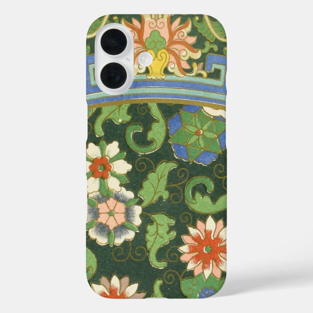 Coques Case-Mate iPhone Cloisonne Chine Patter Asiatique Oriental (Verso)