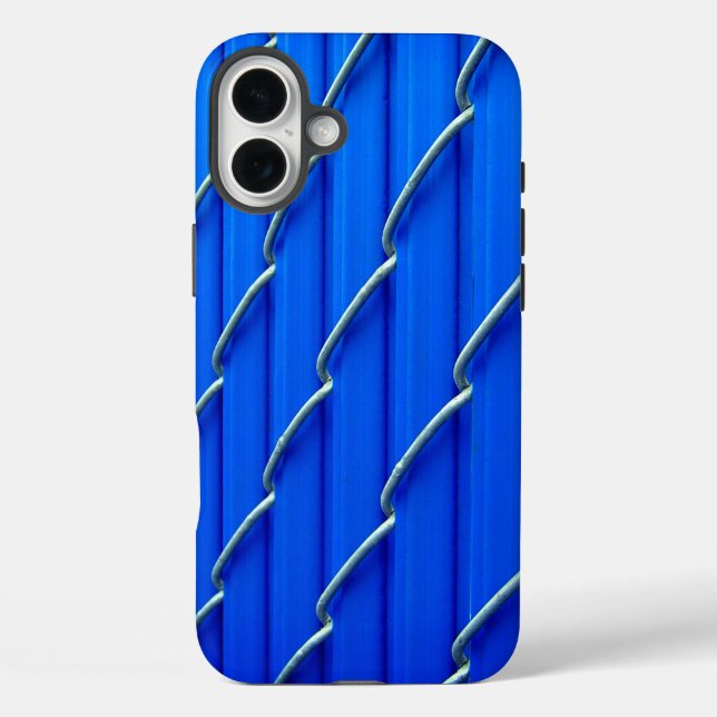 Coques Case-Mate iPhone Clôture bleue (Verso)