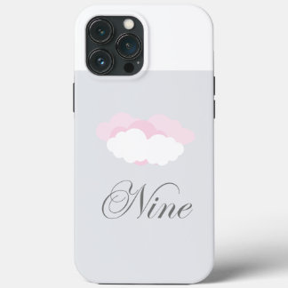 Case-Mate iPhone Case Clouages Delicés Rose et Blanc Avec Texte Neuf