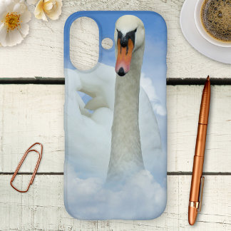 Coques iPhone 16 Cloud Nine Dream Swan Téléphone Case