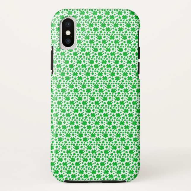 Coques Case-Mate iPhone Clovers à quatre feuilles (Dos)