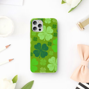 Etui iPhone Case-Mate Clovers verts, Lucky Clovers, Saint Patrick's Day