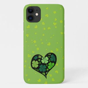 Case-Mate iPhone Case Clovers verts, Saint Patrick's Day, Coeur