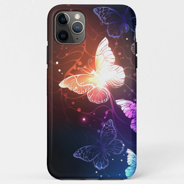 Coques Case-Mate iPhone Clowing Night Butterflies (Dos)