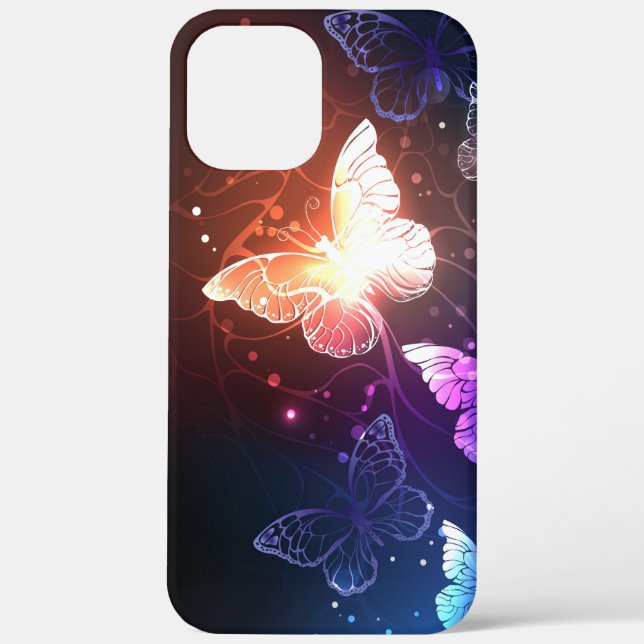 Coques Case-Mate iPhone Clowing Night Butterflies (Verso)