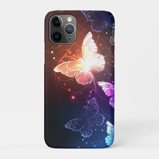 Coques Case-Mate iPhone Clowing Night Butterflies (Dos)
