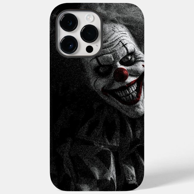 Coques Case-Mate iPhone Clown d'Halloween effrayant (Verso)