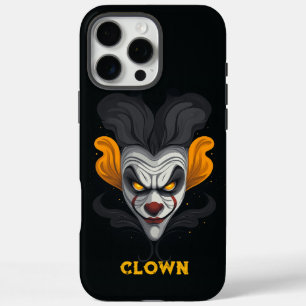 Coque iPhone 16 Pro Max Clown en colère personnalisé
