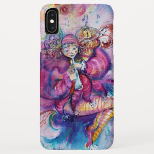 Case-Mate iPhone Case CLOWN ROSE MUSICAL AVEC CHOUETTE Notes de Musique