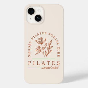 Coque Case-Mate iPhone Club Pilates dimanche boho esthétique