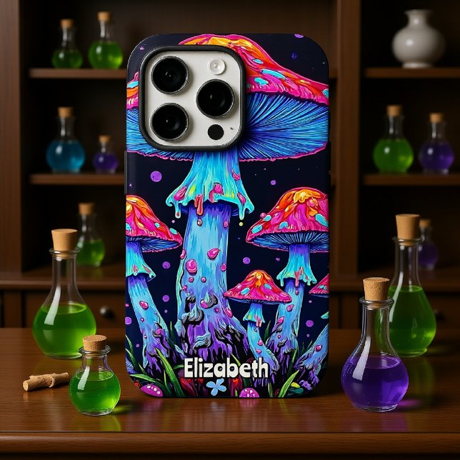 Coques Case-Mate iPhone Cluster de champignons cosmiques (Créateur téléchargé)