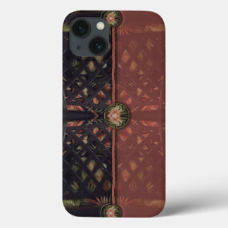 iPhone 13 Coque Clutch de latticulation tropicale