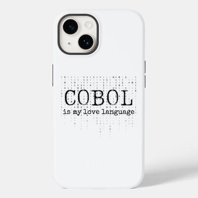 Coques Case-Mate iPhone Cobol est ma langue d'amour.b (Verso)