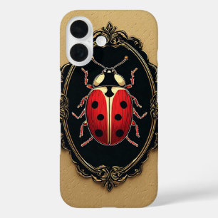 Coque Pour iPhone 16 Coccinelle Peinture Artistique Élégante