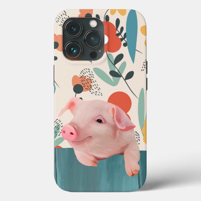 Coques Case-Mate iPhone Cochon de bébé convivial | Bébé mignon animal (Verso)