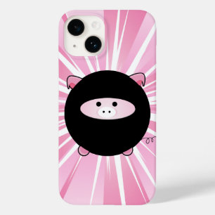 Coque Case-Mate iPhone Cochon de Ninja en rose