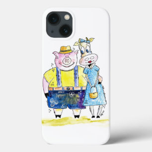 Case-Mate iPhone Case Cochon et vache blanc mignon