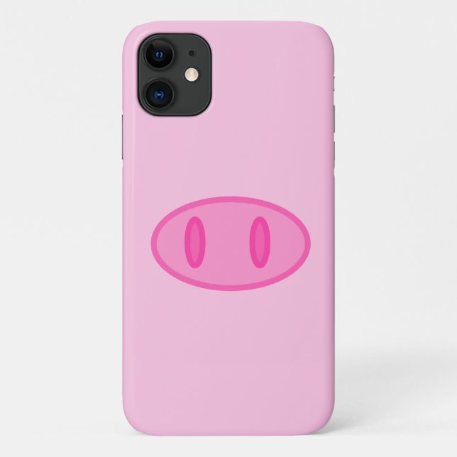 Coques Case-Mate iPhone Cochon rose (Dos)