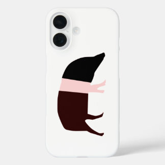 Coque Pour iPhone 16 Cochon Saddleback