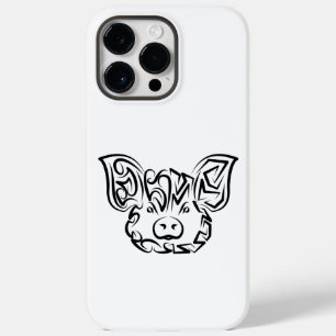 Coque Case-Mate iPhone Cochon tribal noir et blanc