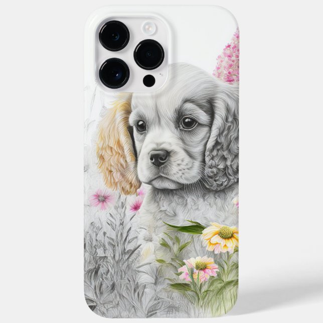 COQUES Case-Mate iPhone COCKER D'EAU ADORABLE SPANIEL PUPPING CHIEN (Verso)