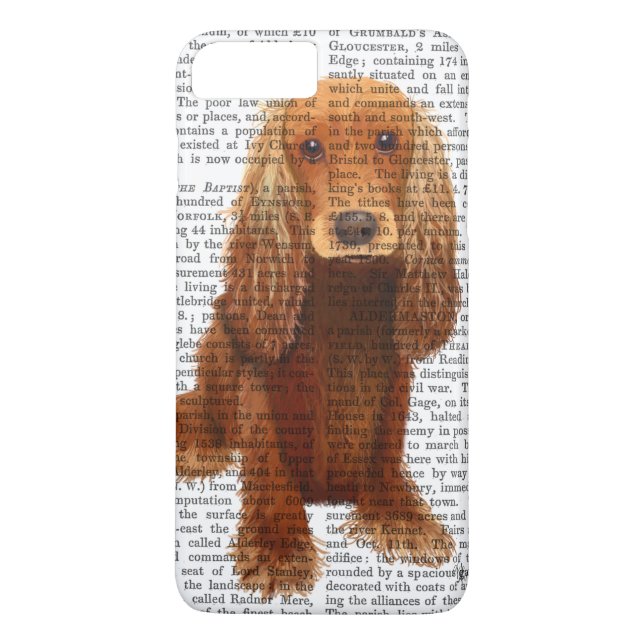 Coques Case-Mate iPhone Cocker Spaniel Plain (Dos)