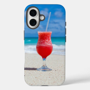 Coque Pour iPhone 16 Cocktail au bord de la mer