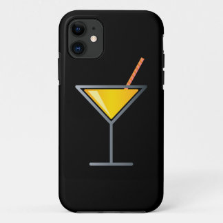 Etui iPhone Case-Mate Cocktail jaune Martini Glass