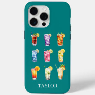 Coque Case-Mate iPhone Cocktails Cocktails Cocktails Monogrammés